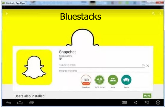 how to use bluestacks to use snapchat