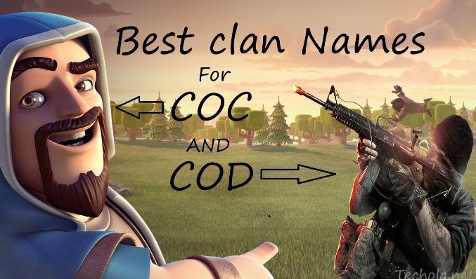 clan names for cod and coc