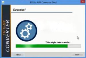 exe to apk converter android app keeps displayimg ads