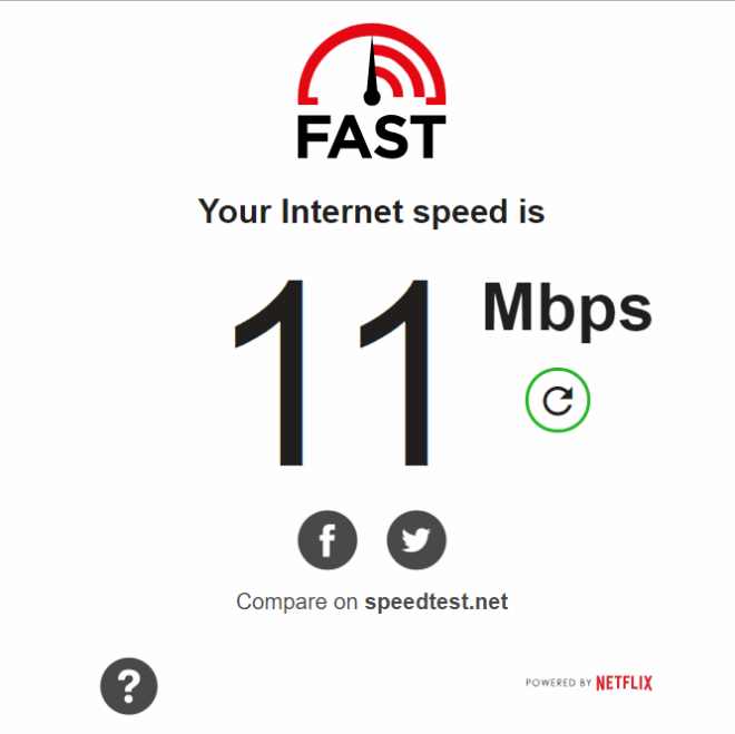 internet speed test powered by netflix