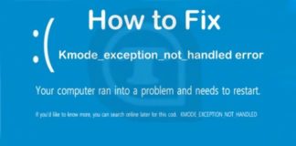 KMODE-Exception-Not-Handled in windows 10