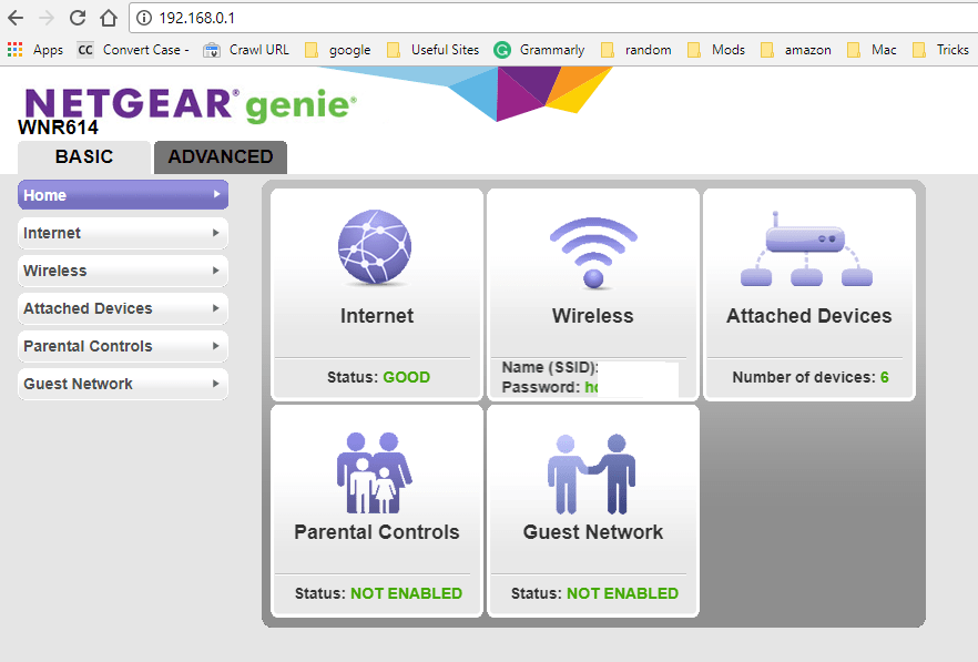 login router netgear