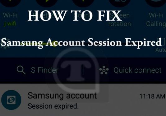 How to fix Samsung Account Session Expired