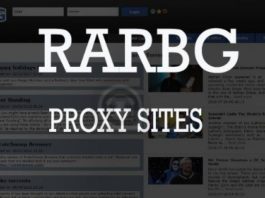 RARBG PROXY SITES LIST