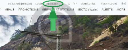 irctc registration and irctc login 
