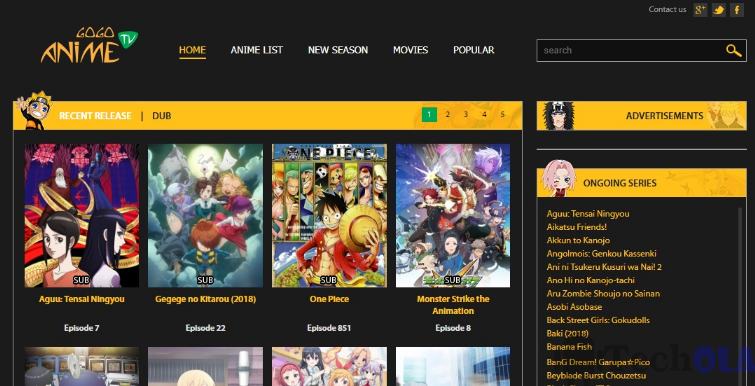 Best Free Anime Streaming Sites list 2022 (Watch Free Anime) - Techola.net