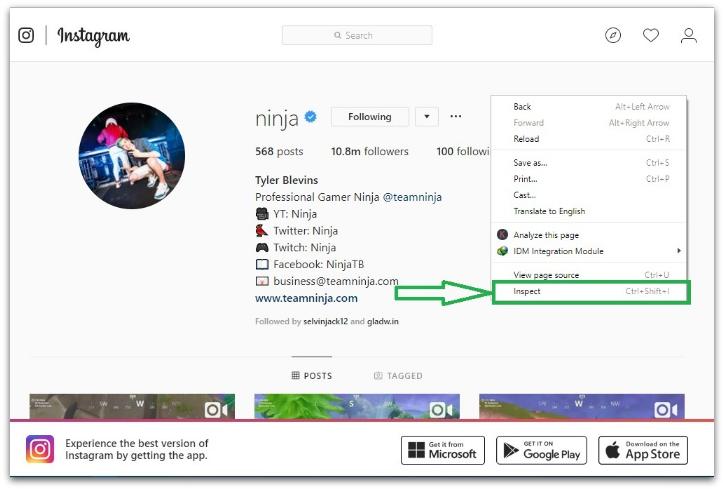 How to post on instagram in PC