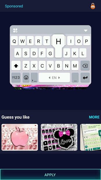 iPhone keyboard for android