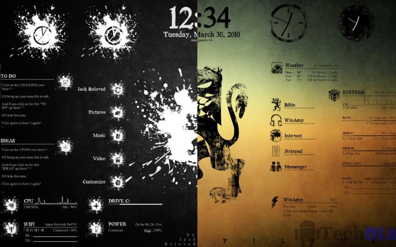 Rainmeter skins