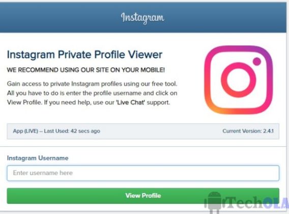 how to view a private instagram page