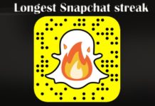Longest snapchat streak