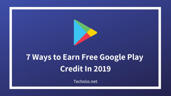 earn free google play credit