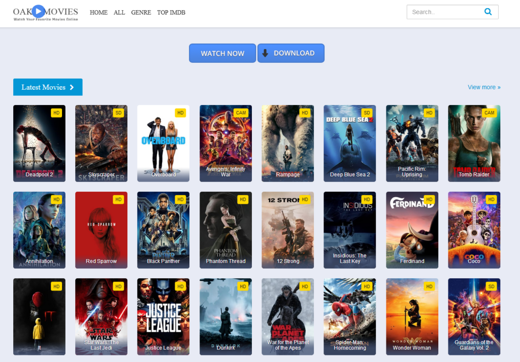 Movie Flixter - Watch Movies Online