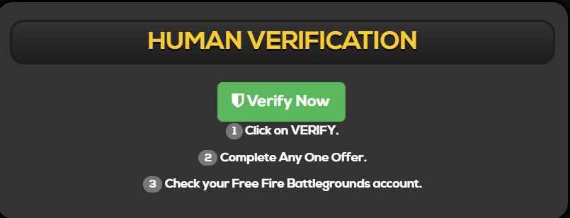 Human verification