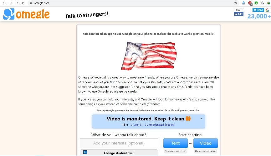 Best Sites Like Omegle 2020 Top Chatroulette Sites